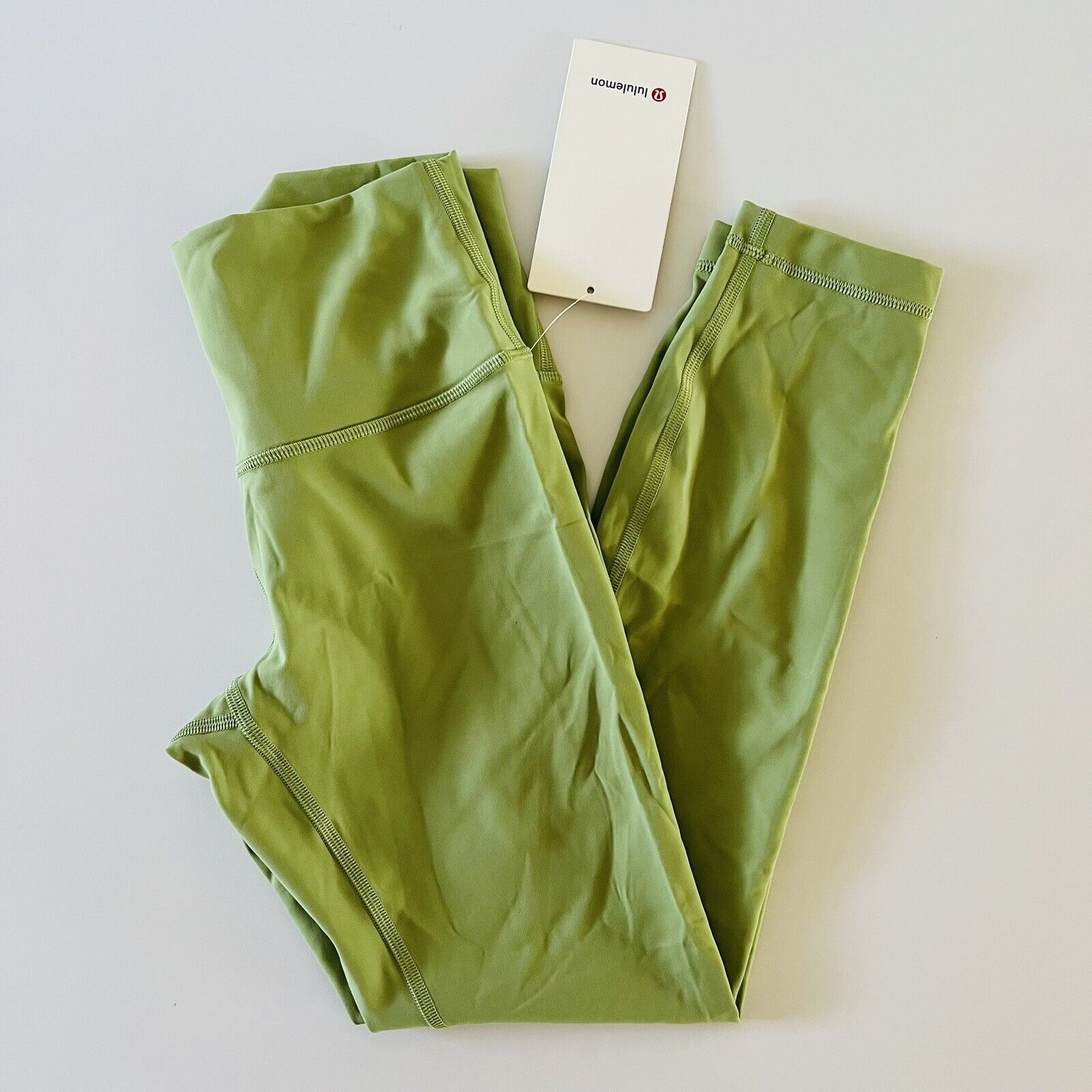Lululemon Athletica Vista Green Wunder Under Hr Tight 25" *Flux Leggings - Us 6